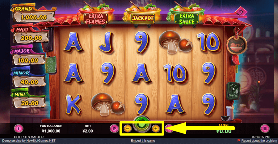 Hot Pots Master Bet Value