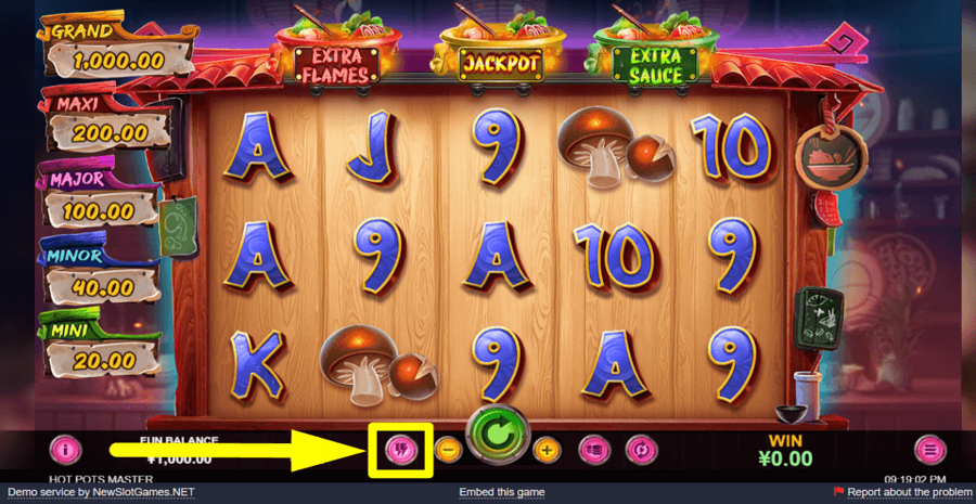 Hot Pots Master Turbo Feature