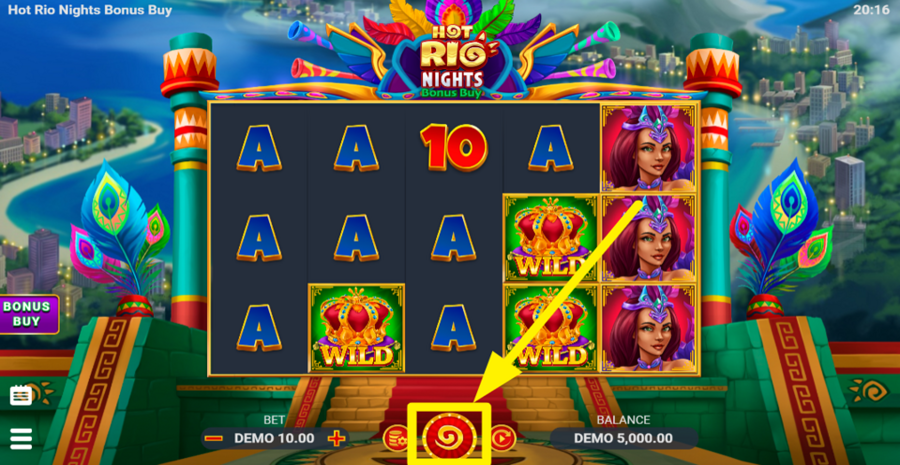 Hot Rio Nights Bonus Buy Spin