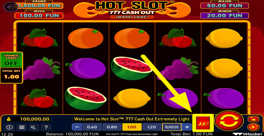 Hot Slot 777 Cash Out Extremely Light Adjust Volatility