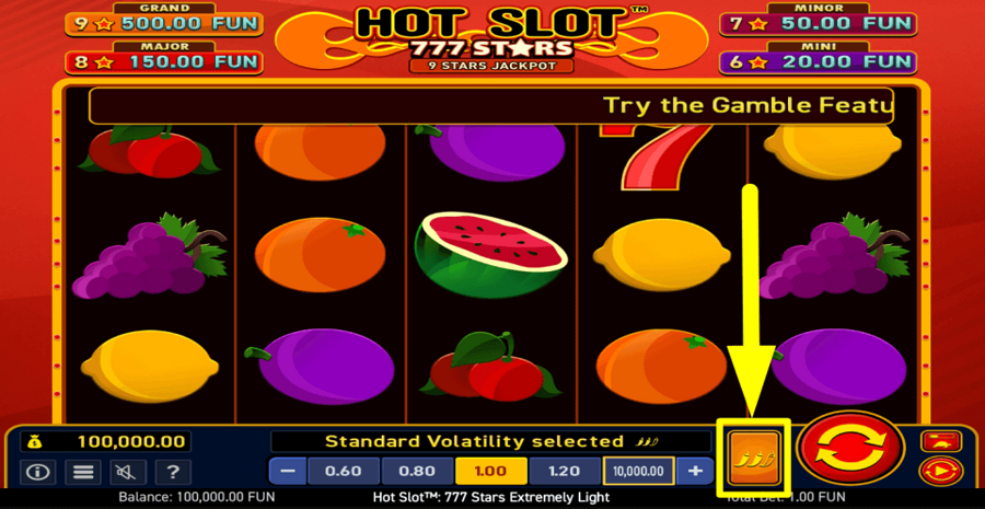Hot Slot 777 Stars Extremely Light Volatility Feature