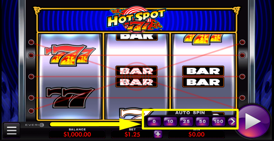 Hot Spot 777 Autoplay Feature