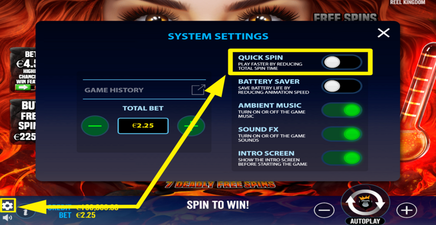 Hot To Burn 7 Deadly Free Spins Turbo