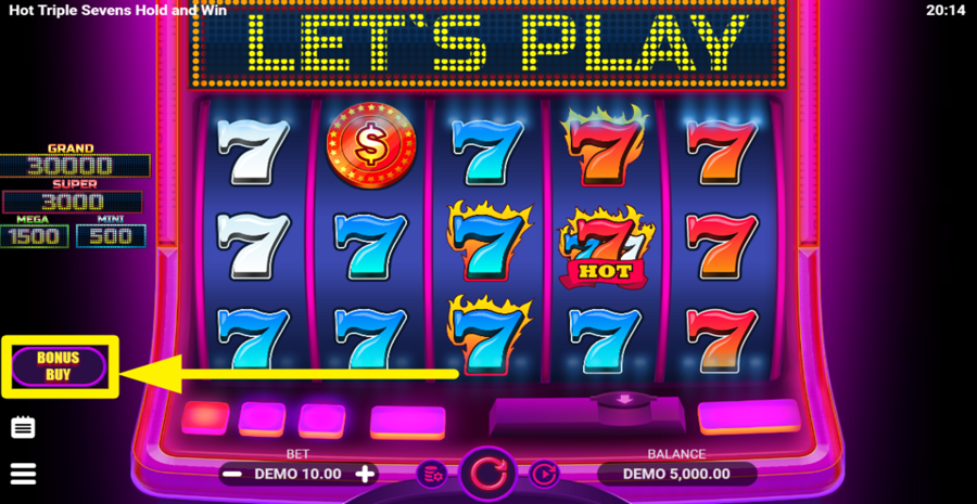 Hot Triple Sevens Hold And Win Bonus Buy