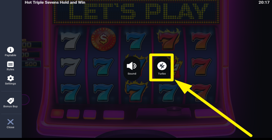 Hot Triple Sevens Hold And Win Turbo