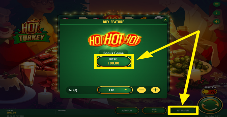 Hot Turkey Buy Bonus