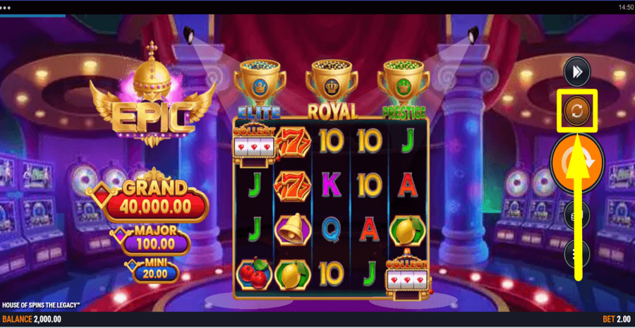 House Of Spins The Legacy Autoplay Feature