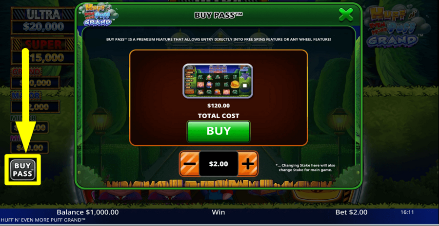Huff N Even More Puff Grand Buy Feature