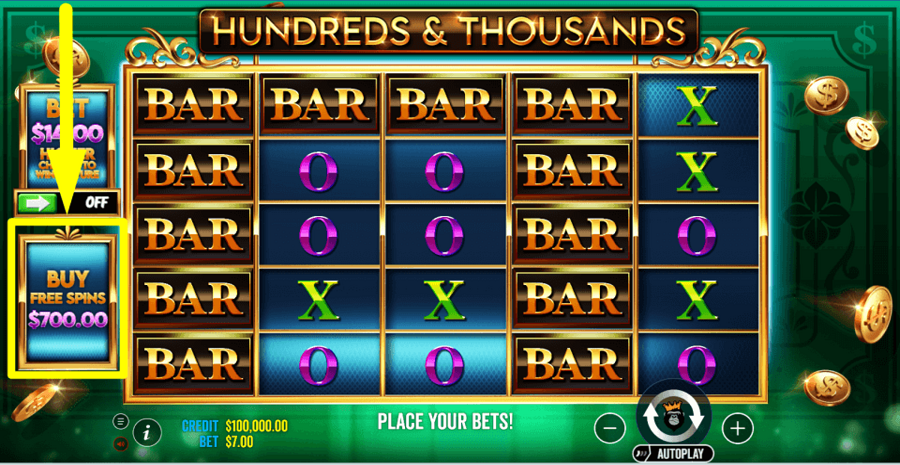 Hundreds And Thousands Buy Feature