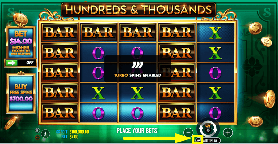 Hundreds And Thousands Turbo Feature