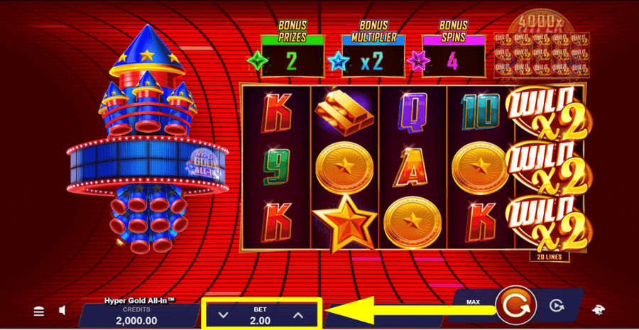 Hyper Gold All In Bet Value