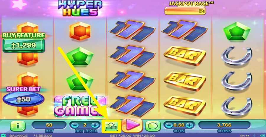 Hyper Hues Max Bet