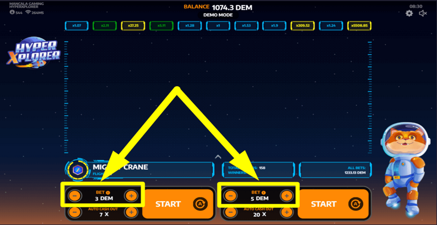 Hyper Xplorer Bet Value
