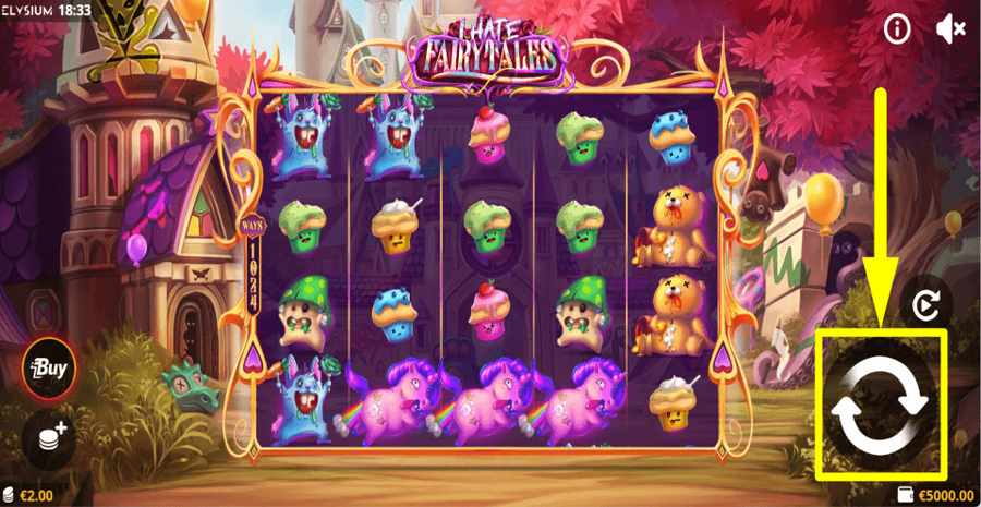 I Hate Fairytales Spin Button