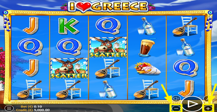 I Love Greece Adjust Bet