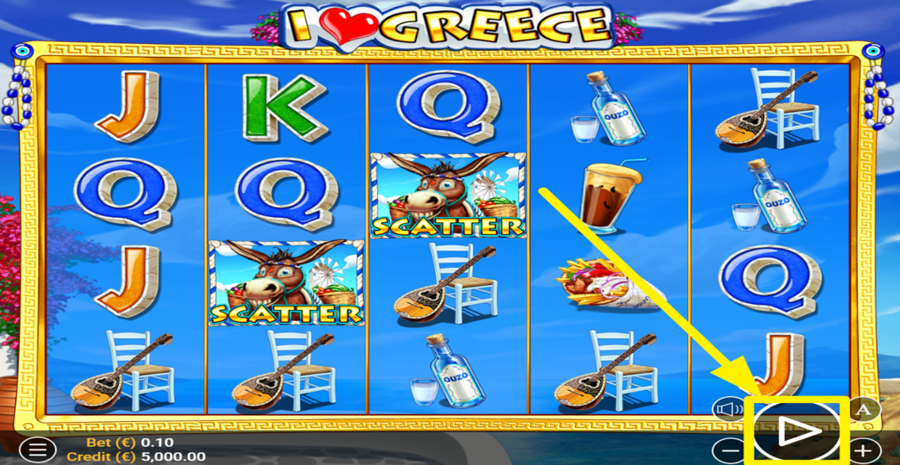 I Love Greece Spin