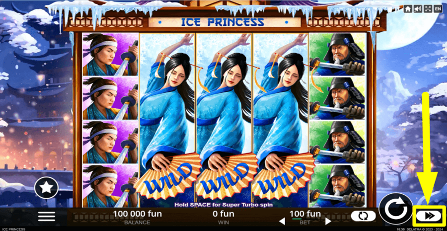 Ice Princess Turbo Feature