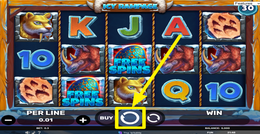 Icy Rampage Spin