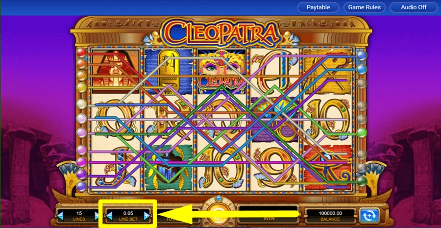 Igt Cleopatra Bet Value