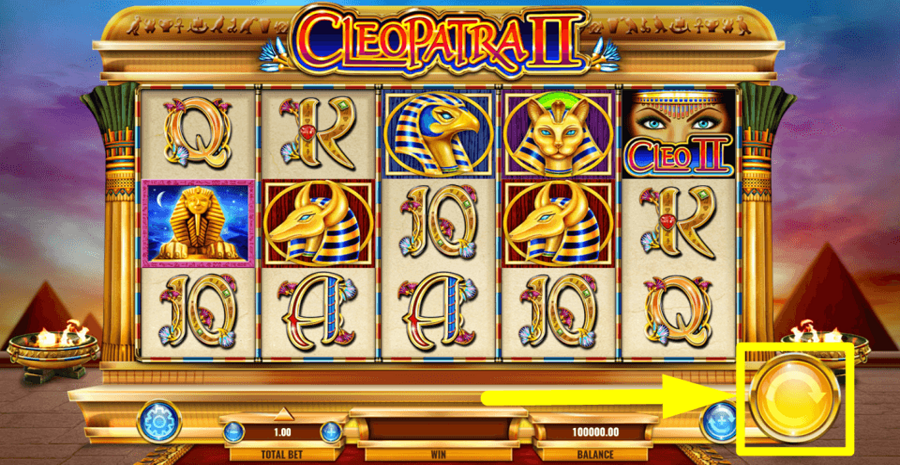 Igt Cleopatra Ii Spin Button