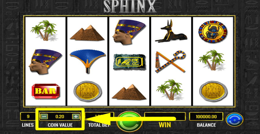 Igt Sphinx Bet Value