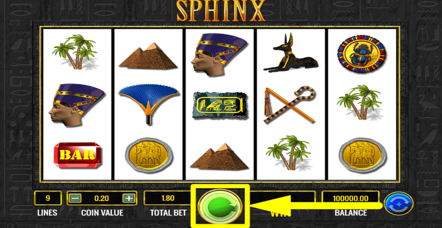 Igt Sphinx Spin Button