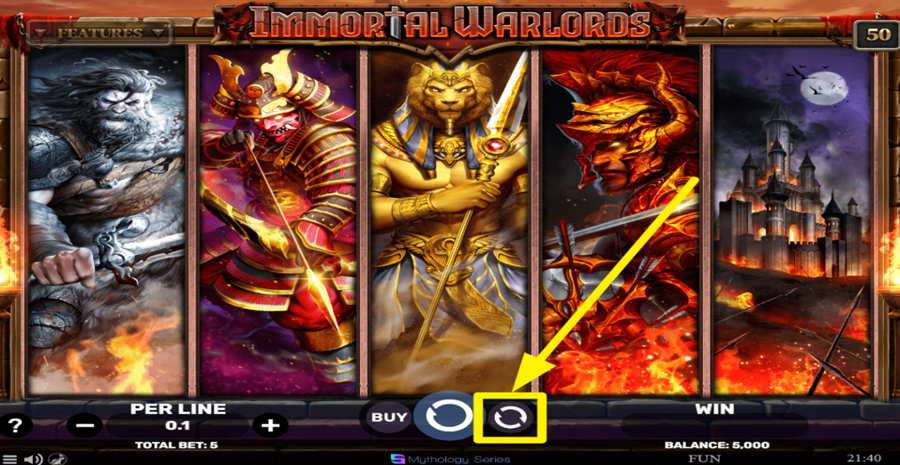 Immortal Warlords Autoplay