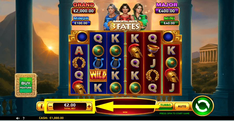 Immortal Ways 3 Fates Bet Value