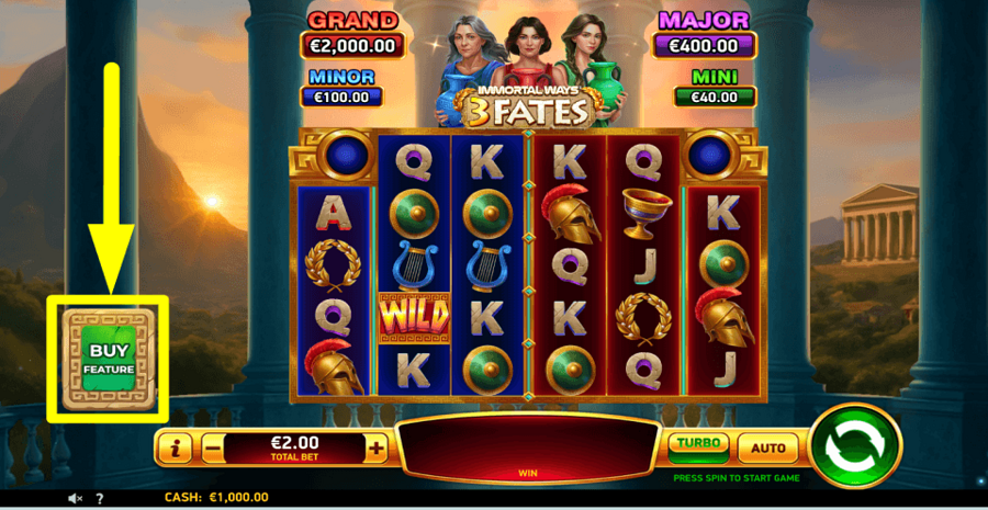 Immortal Ways 3 Fates Buy Feature