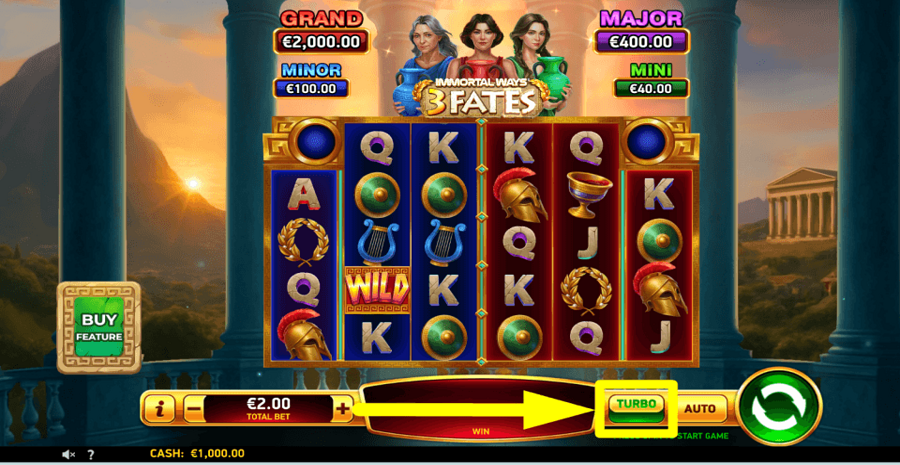 Immortal Ways 3 Fates Turbo Feature
