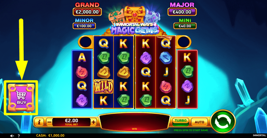 Immortal Ways Magic Gems Buy Feature