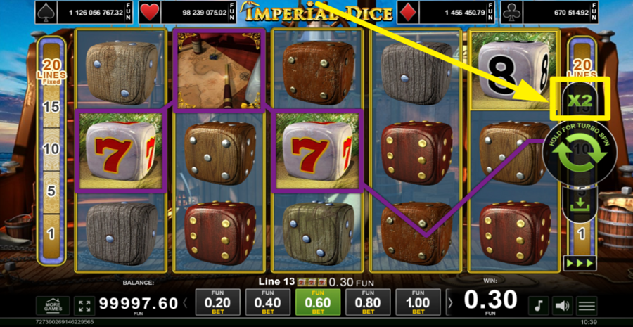 Imperial Dice Gamble