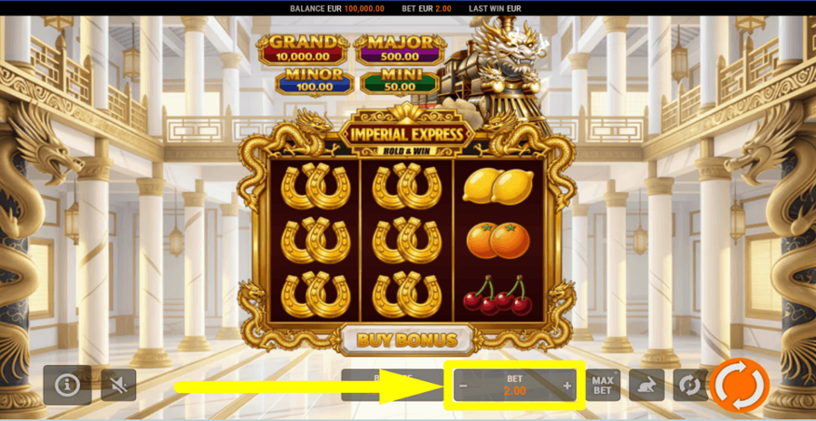 Imperial Express Hold And Win Bet Value