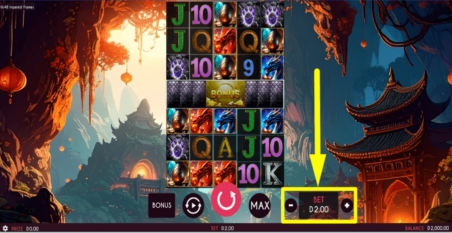 Imperial Flames Bet Value