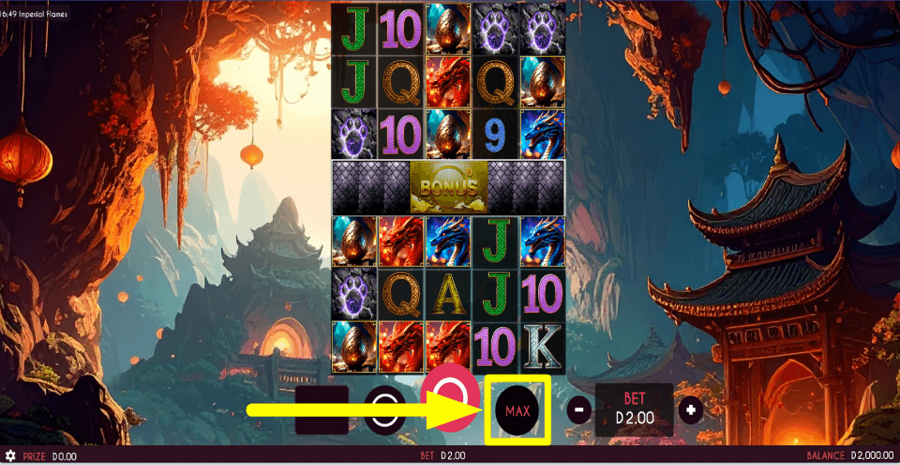 Imperial Flames Max Button