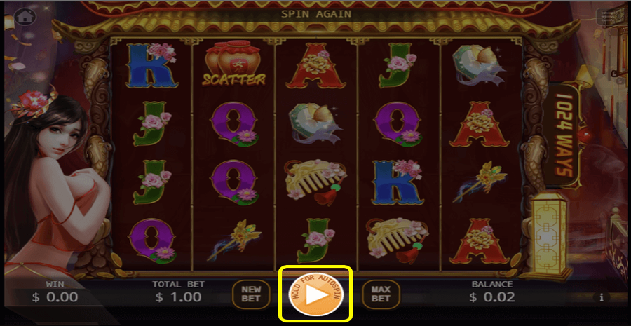 Imperial Girls Spin Button