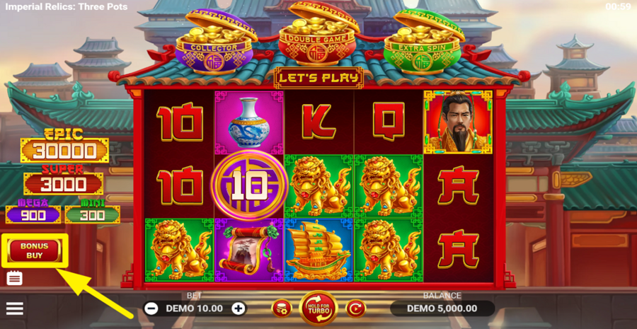 Imperial Relics Three Pots Bonus Buy