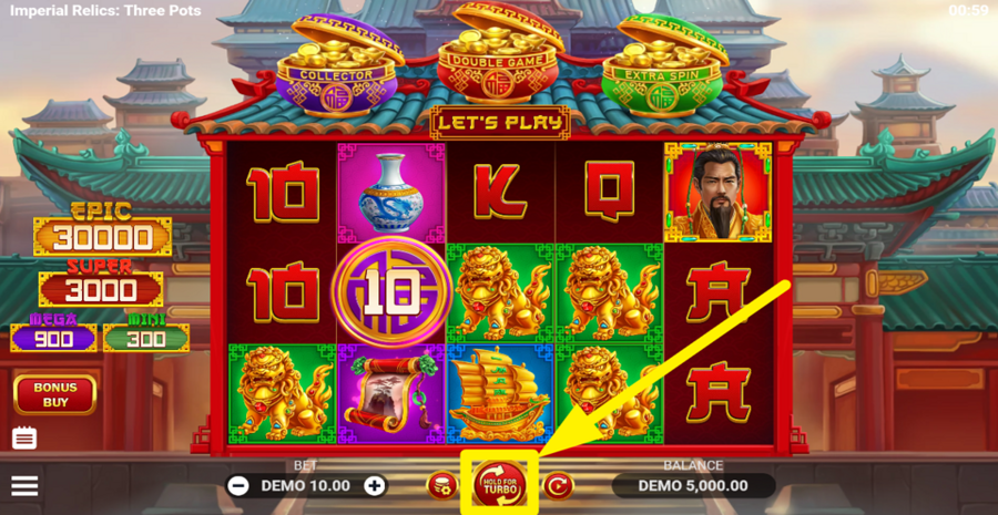 Imperial Relics Three Pots Spin