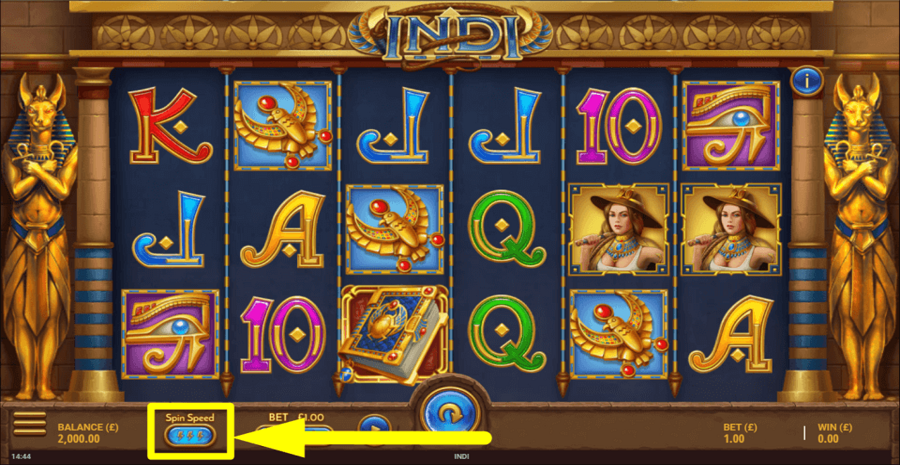 Indi Spin Speed Feature