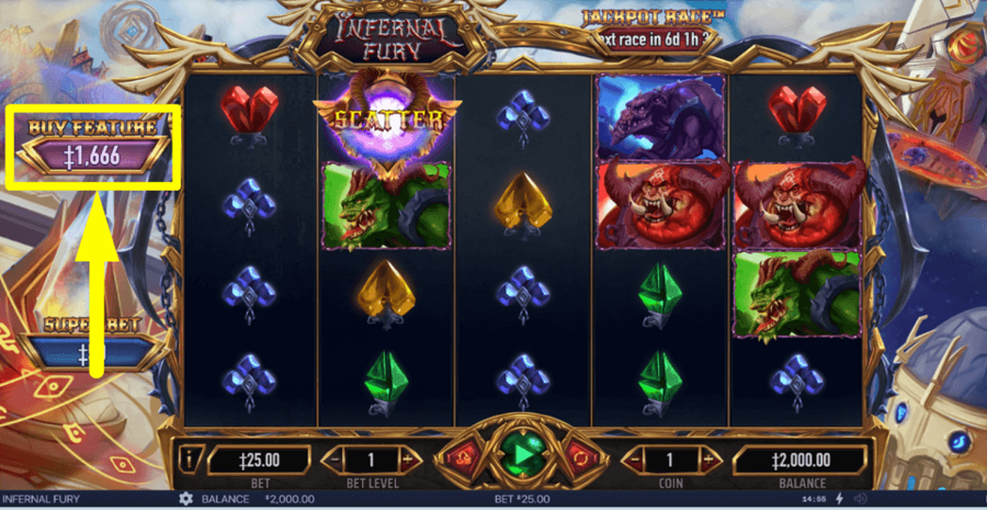 Infernal Fury Buy Feature