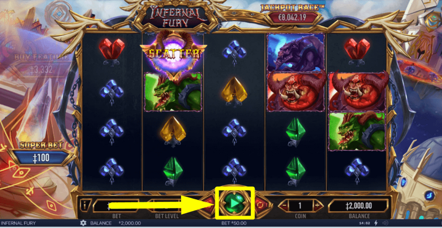 Infernal Fury Play Button
