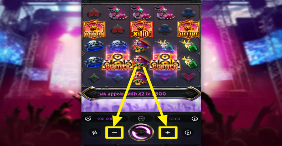 Inferno Mayhem Adjust Bet