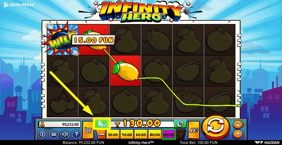 Infinity Hero Gamble Feature