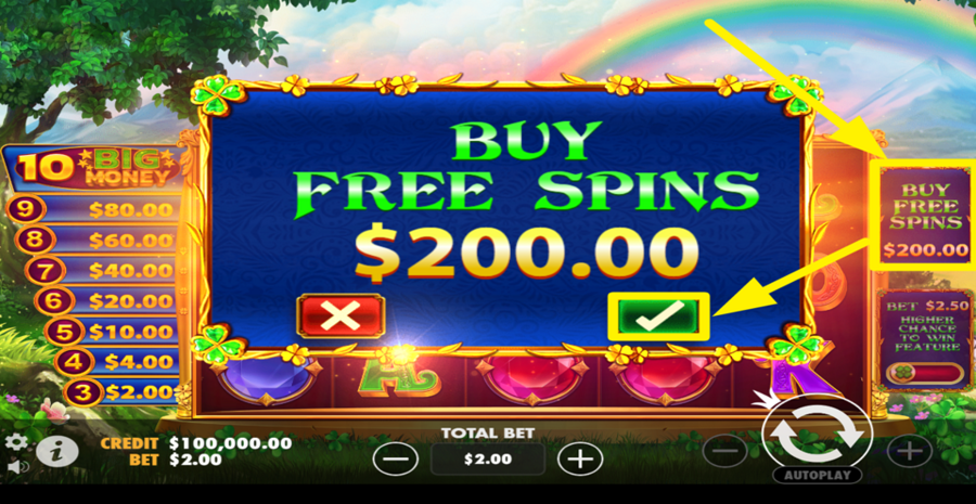 Irish Crown Buy Bonus