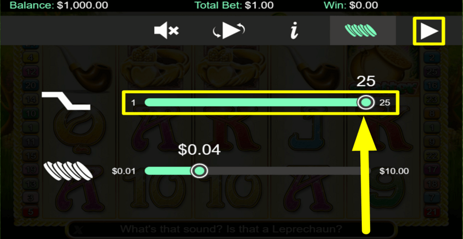 Irish Eyes 2 Adjustable Paylines