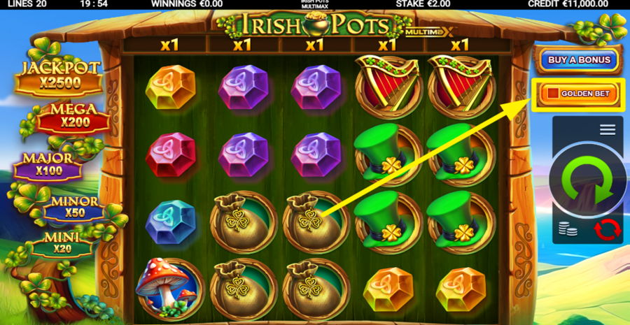Irish Pots Multimax Golden Bet