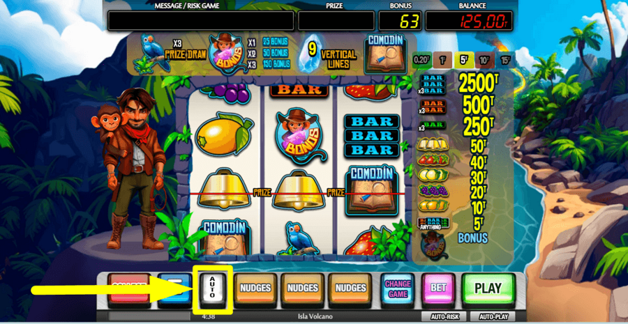 Isla Volcano Auto Nudge Feature