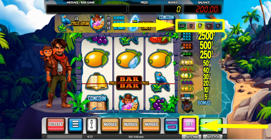 Isla Volcano Bet Value