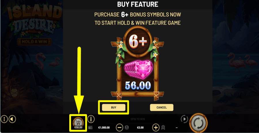 Island Desire Buy Feature