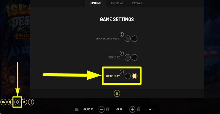 Island Desire Turbo Feature